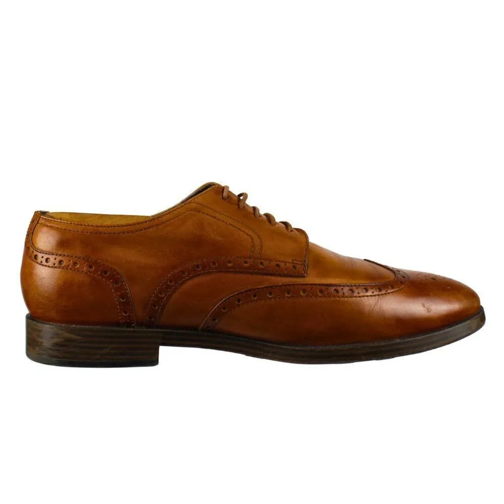 Cole Haan Jefferson Grand O.S. Wingtip Oxford British Tan C23795 Men’s 9 Wide
